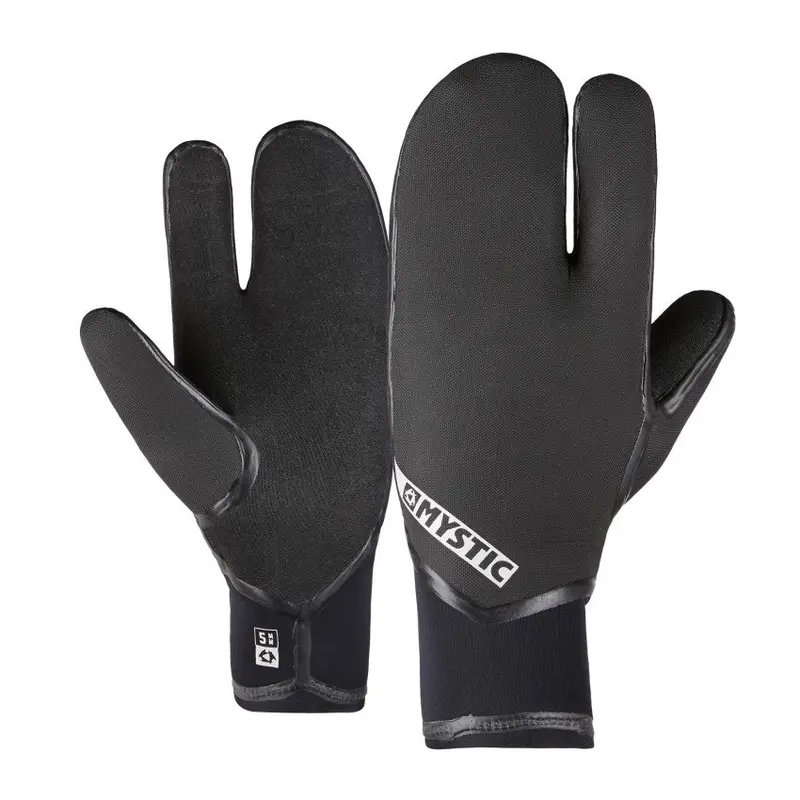 Mystic Supreme 5Mm Lobster-Style Black Neoprene Gloves 1
