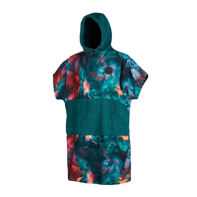 Mystic Teal Allover Poncho 1
