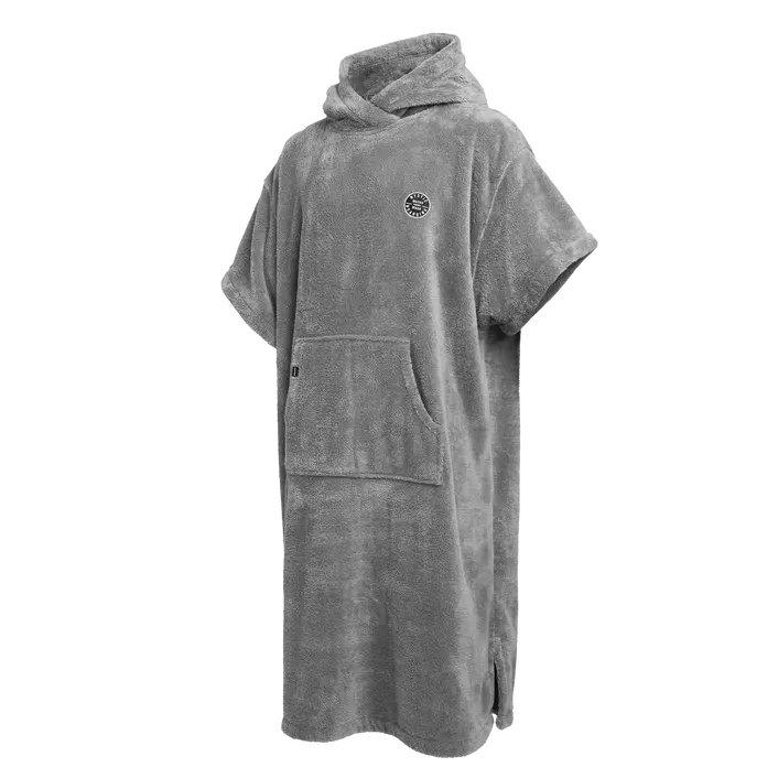 Mystic Teddy Adult Poncho In Light Grey 1