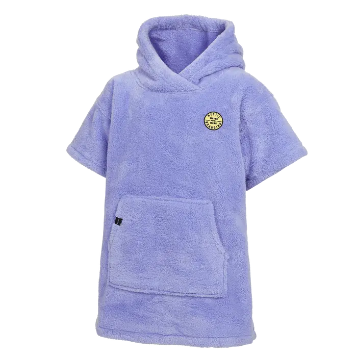 Mystic Teddy Kids Poncho In Pastel Lilac 1
