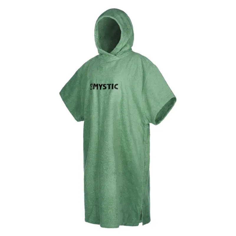 Mystic Teddy Poncho – Earthy Sea Salt Green Tone 1