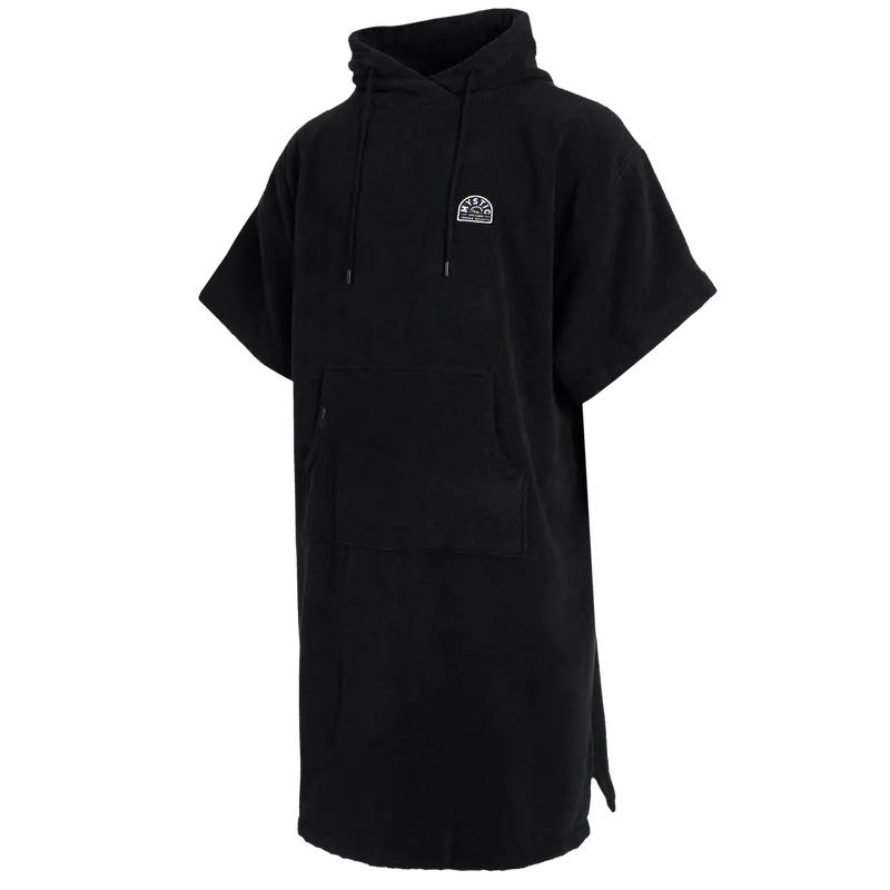 Mystic Velours Poncho – Soft Black Towel-Like Wrap 1