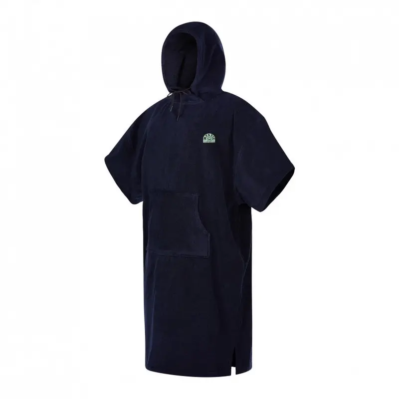 Mystic Velours Premium Poncho – Deep Navy 1