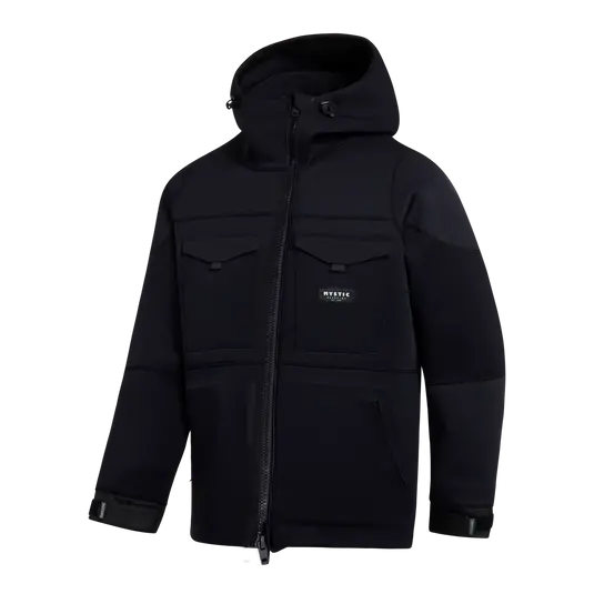 Mystic Vortex 3/2Mm Neoprene Jacket – Black 1