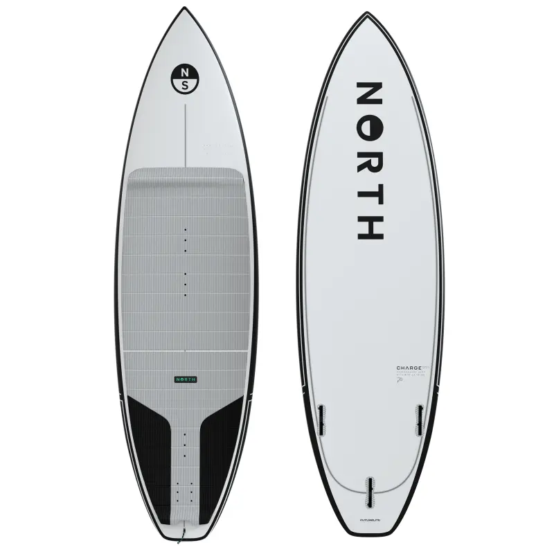 North Charge Pro Kitesurf Board – White 1
