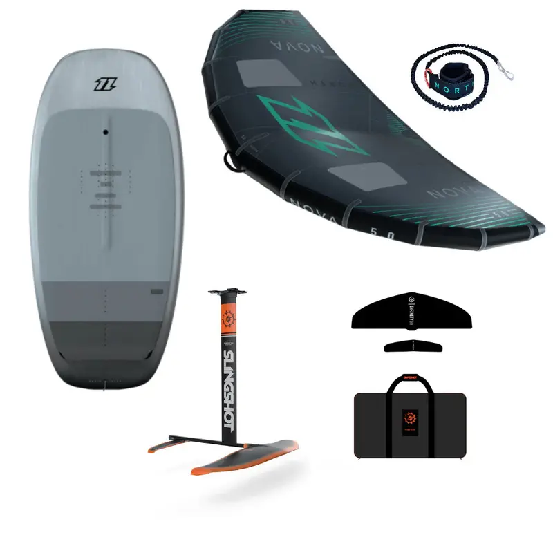 North Nova 5M Wing Foil Bundle With Seek 118L Board 1