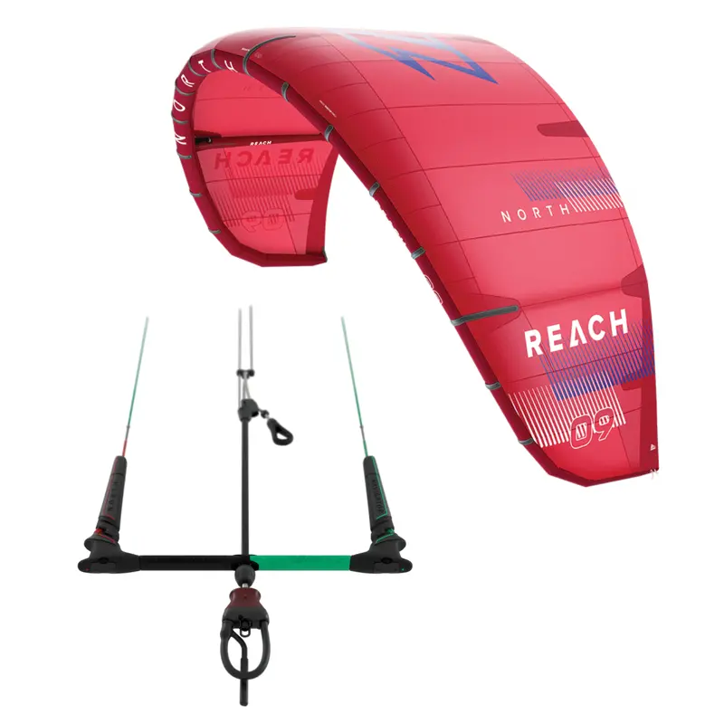 North Reach 7M Kite Package With Navigator Control Bar 1