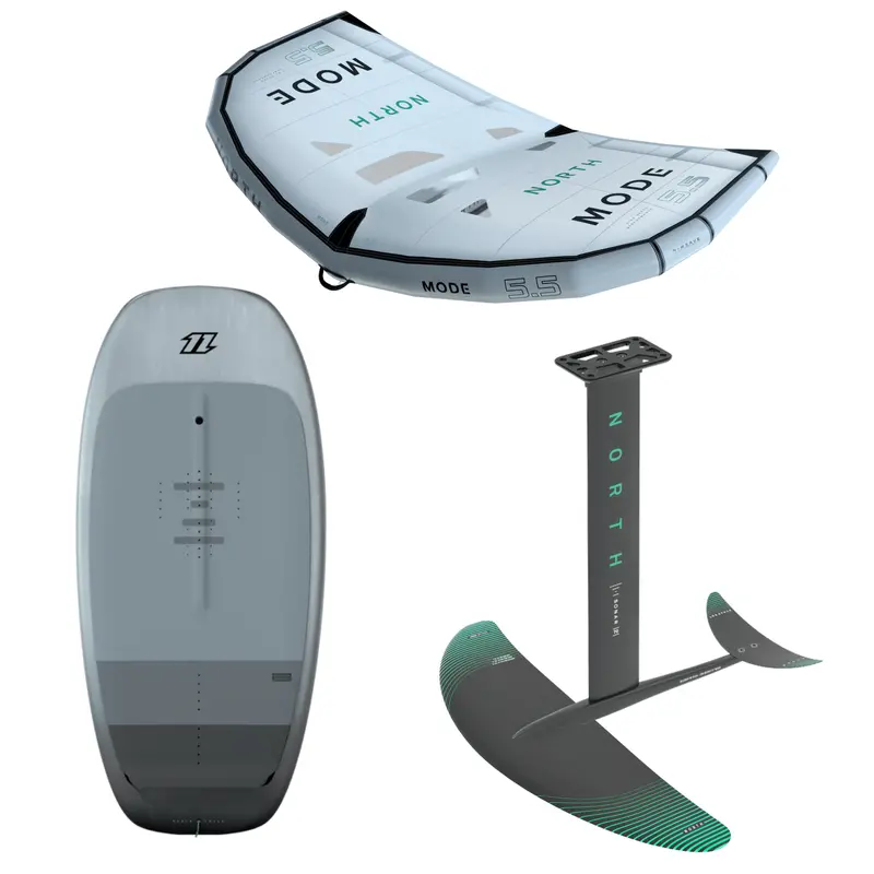North Sonar 1850R Wing Package With Seek 138L Board & Mode 5.5M Sail 1