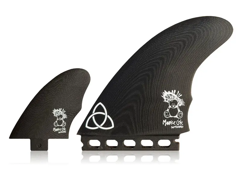 Nvs Apex Series Maurice Cole Twinzer Fin Set – Matte Black 1
