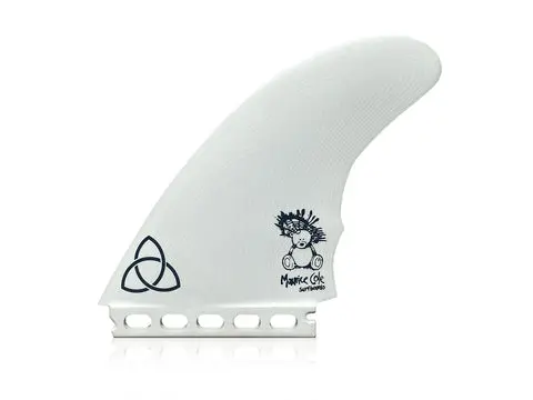 Nvs Maurice Cole Reverse Vee Futures Twin Fin Set – White 1