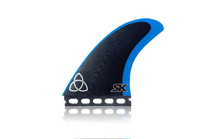 Nvs Stu Kenson Twinzer Fin Set – Solid Fiberglass, Black, Large 1