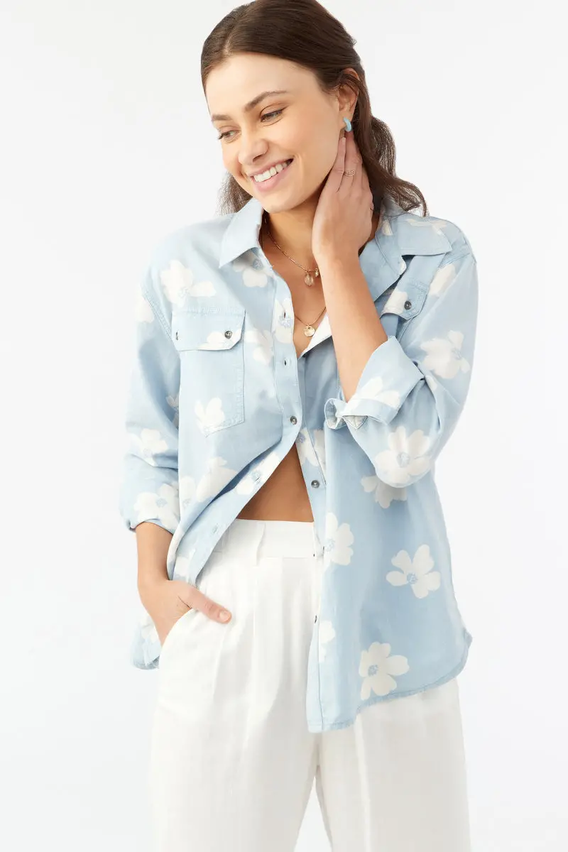 O'Neill Antoni Long-Sleeve Chambray Shirt 1