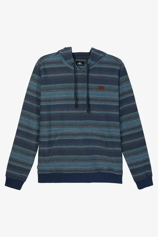 O'Neill Bavaro Stripe Pullover Sweatshirt – Navy Heather 1
