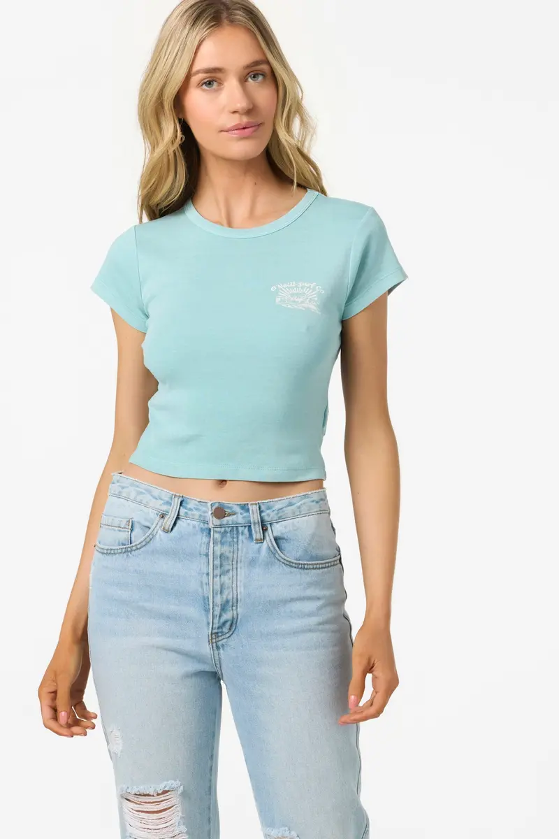 O'Neill Beach Club Nile Blue Casual T-Shirt 1