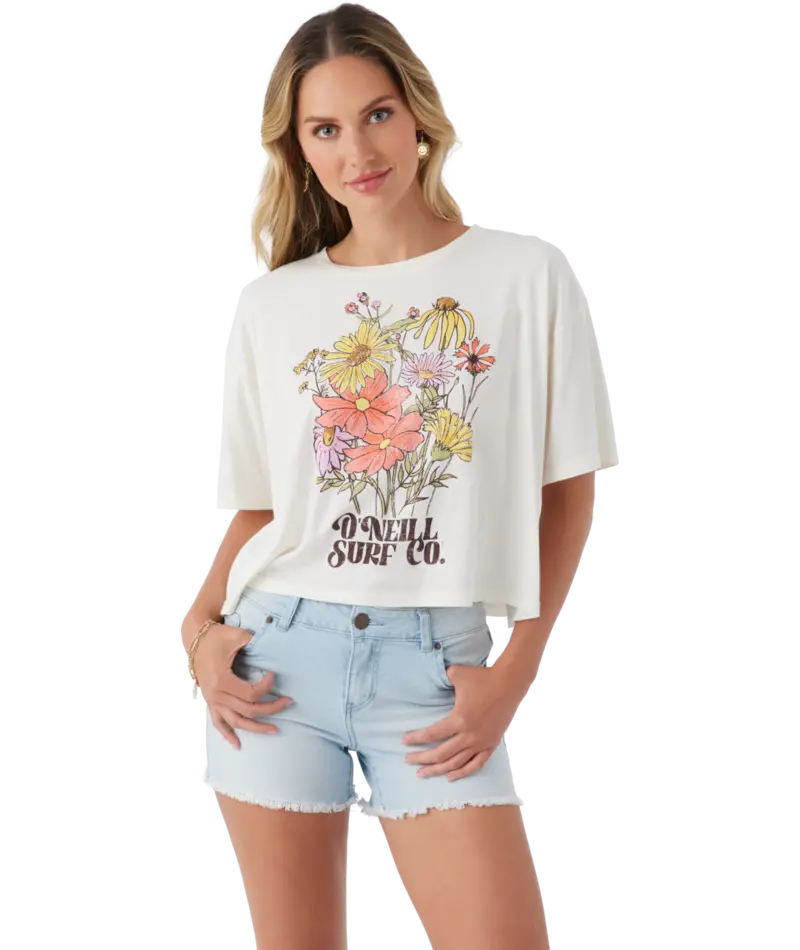 O'Neill Bouquet Graphic Tee – Winter White 1