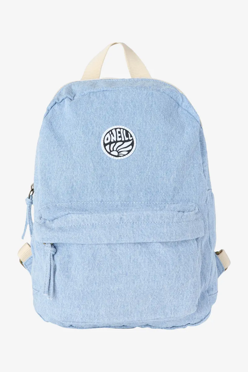 O'Neill Brightside Denim Backpack In Faded Denim 1