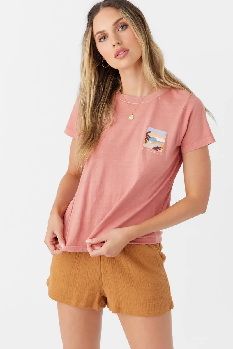 O'Neill Canyon Rose Oceanviews Printed Tee 1