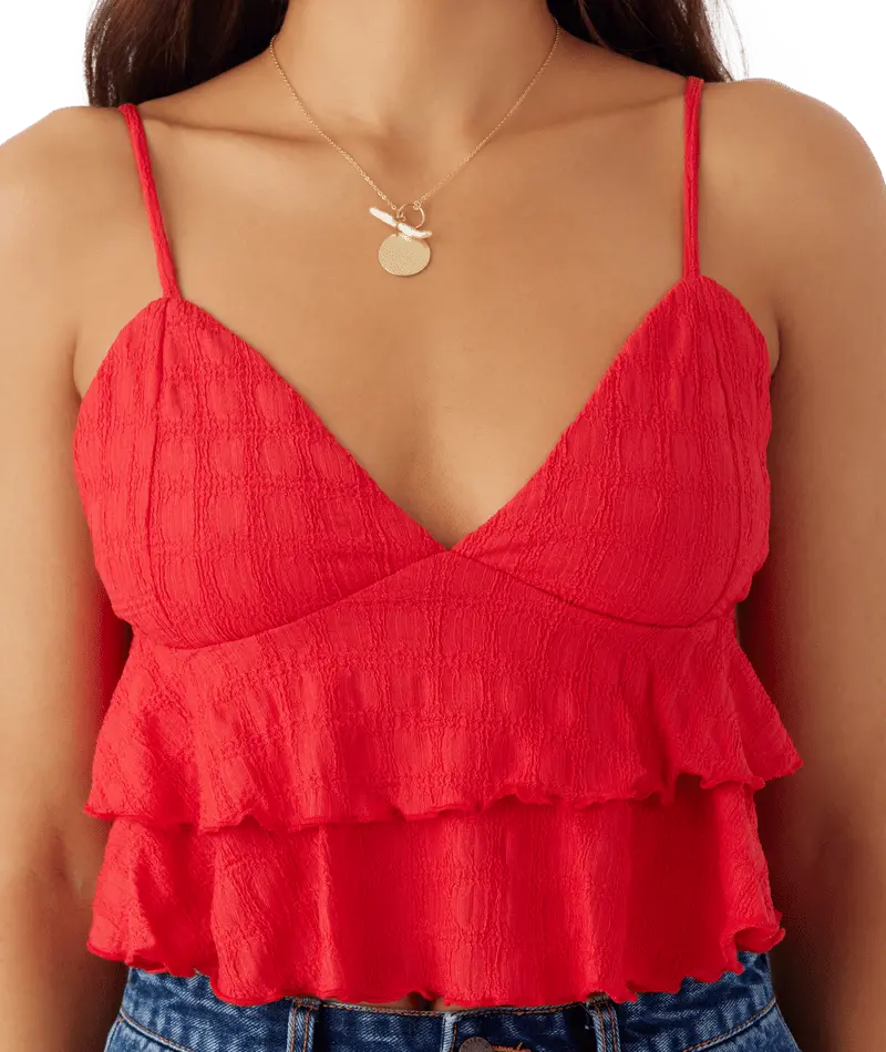 O'Neill Chloey Sleeveless Tank Top – Bittersweet Hue 1