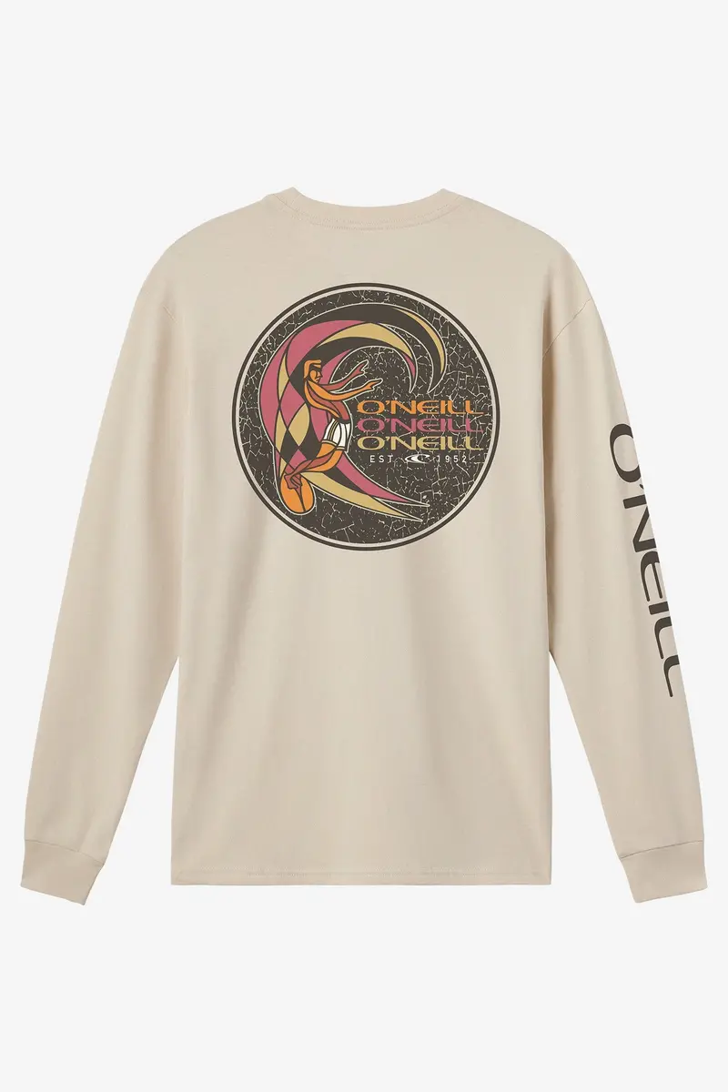O'Neill Circle Surfer Long-Sleeve T-Shirt – Light Khaki 1