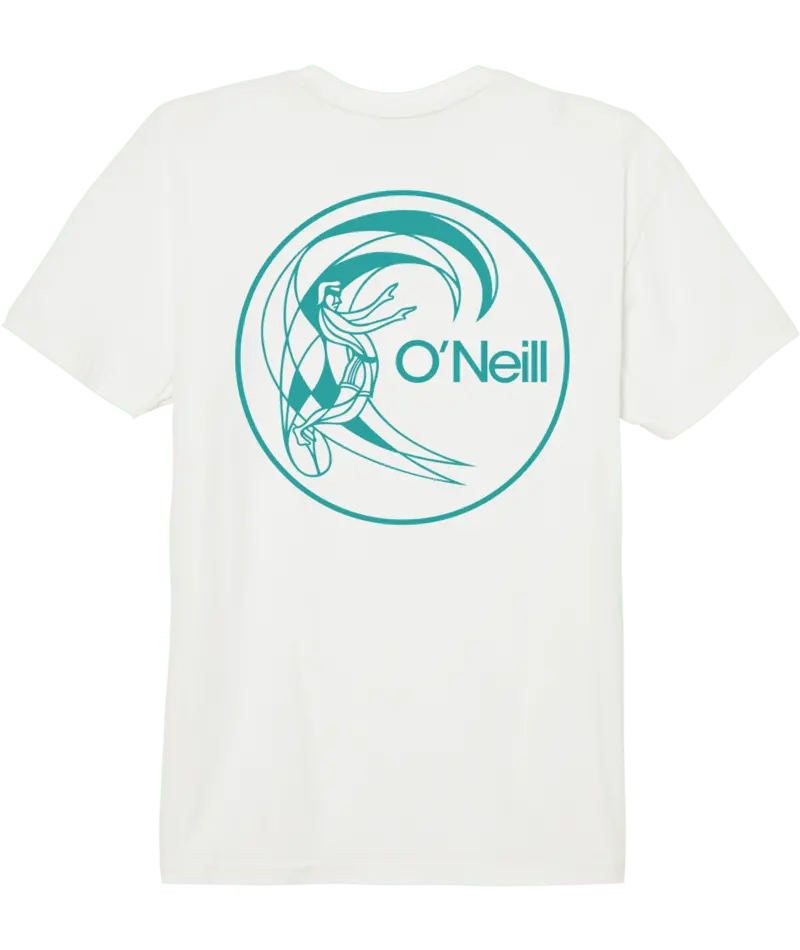 O'Neill Circle Surfer Off-White Short Sleeve Tee 1
