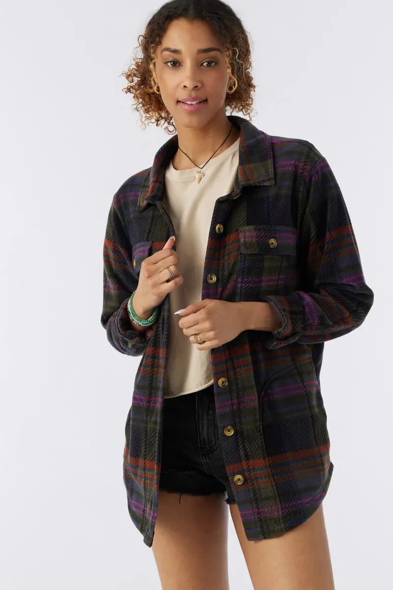 O'Neill Collins Classic Long-Sleeve Shirt – Timeless Black 1