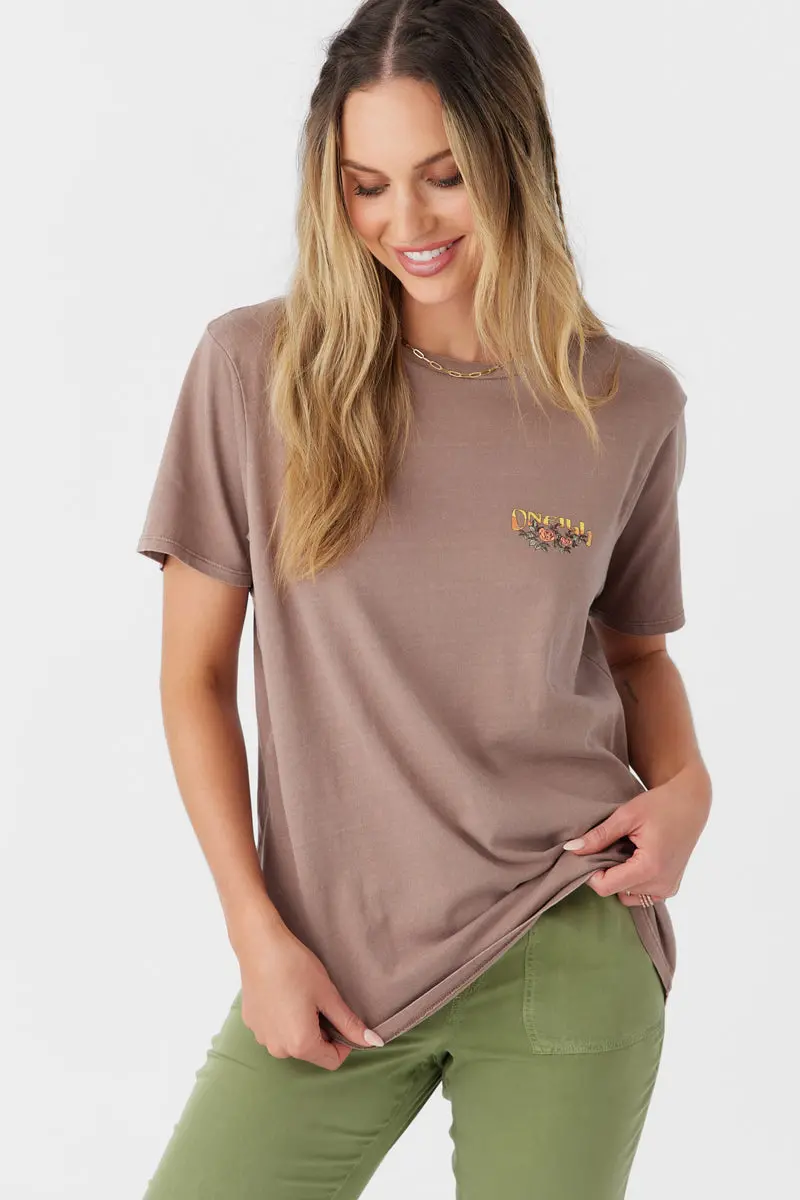 O'Neill Deep Taupe Bones Graphic T-Shirt 1