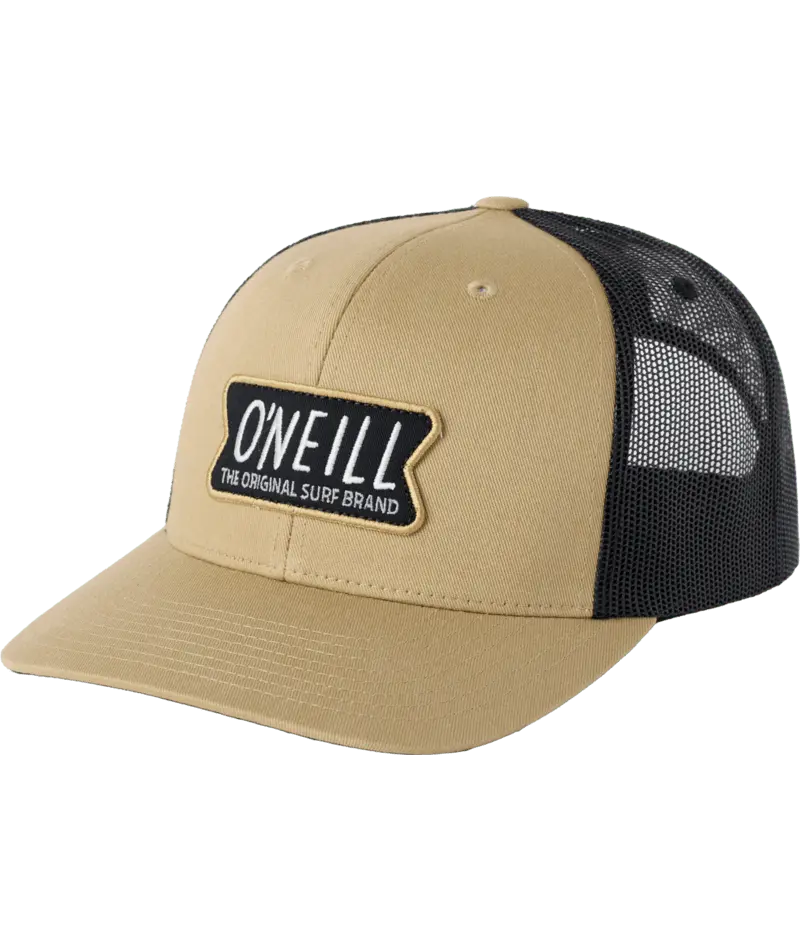 O'Neill Headquarters Adjustable Trucker Hat In Khaki 1