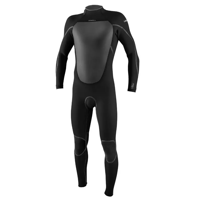 O'Neill Heat 4/3Mm Back-Zip Wetsuit – Black/Black 1