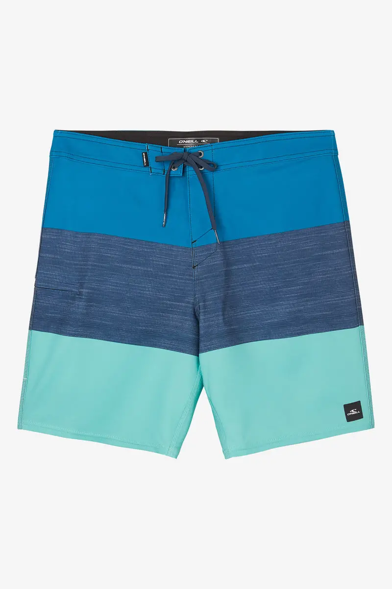 O'Neill Hyperfreak Heat Block 19-Inch Boardshorts In Bay Blue 1