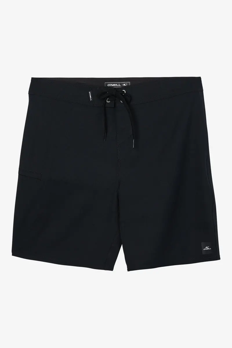O'Neill Hyperfreak Heat Solid 19-Inch Boardshorts In Black 1