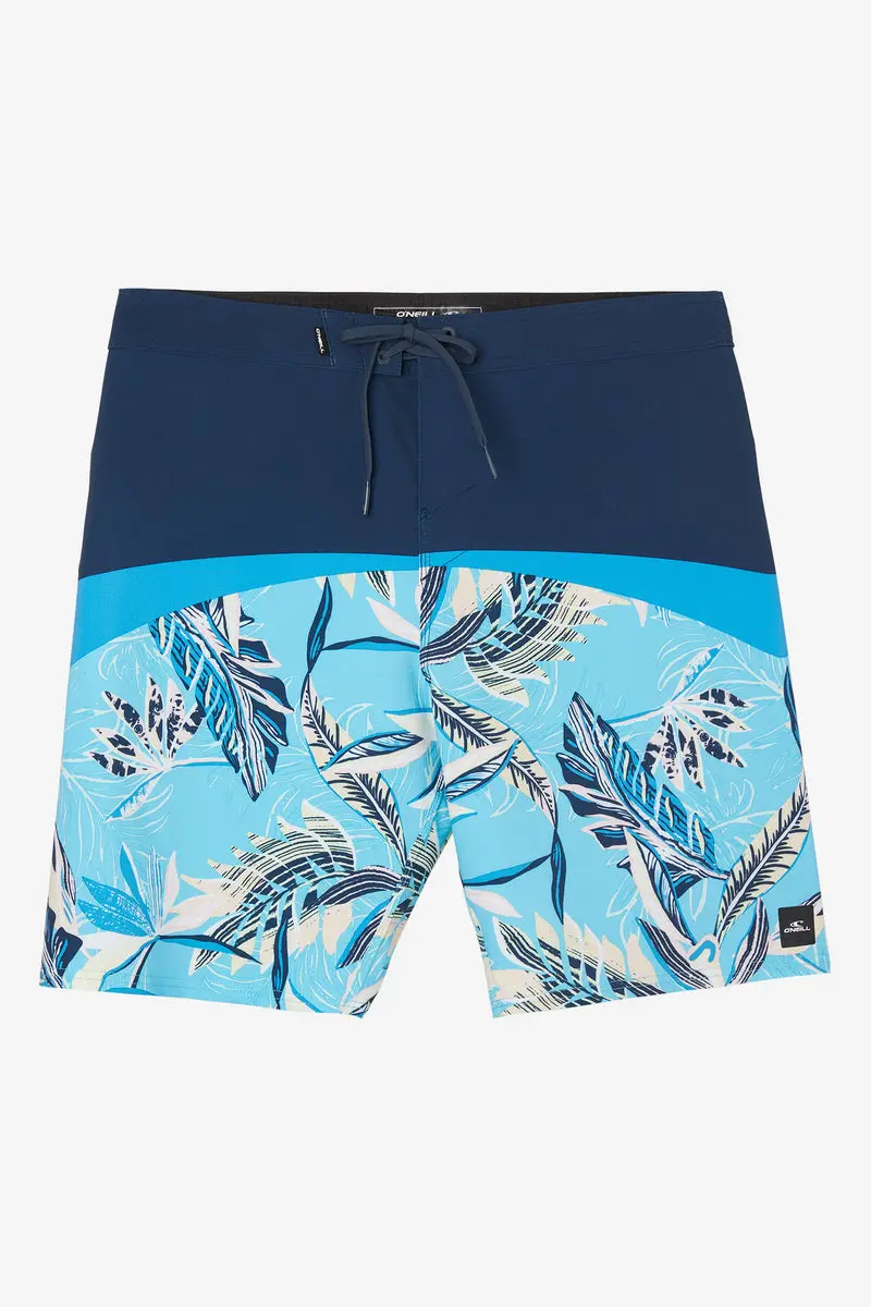 O'Neill Hyperfreak Tech Block 20-Inch Boardshorts In Sky 1