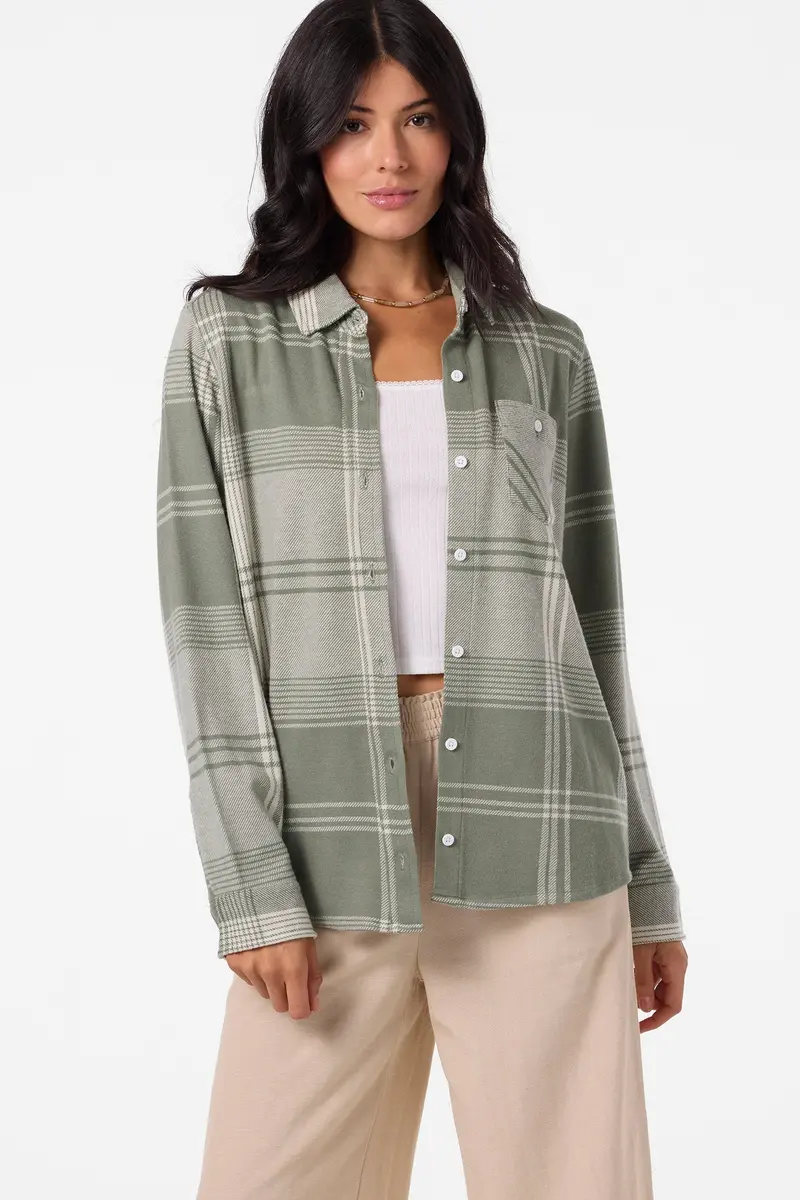 O'Neill Jorgina Long-Sleeve Shirt – Sea Spray 1