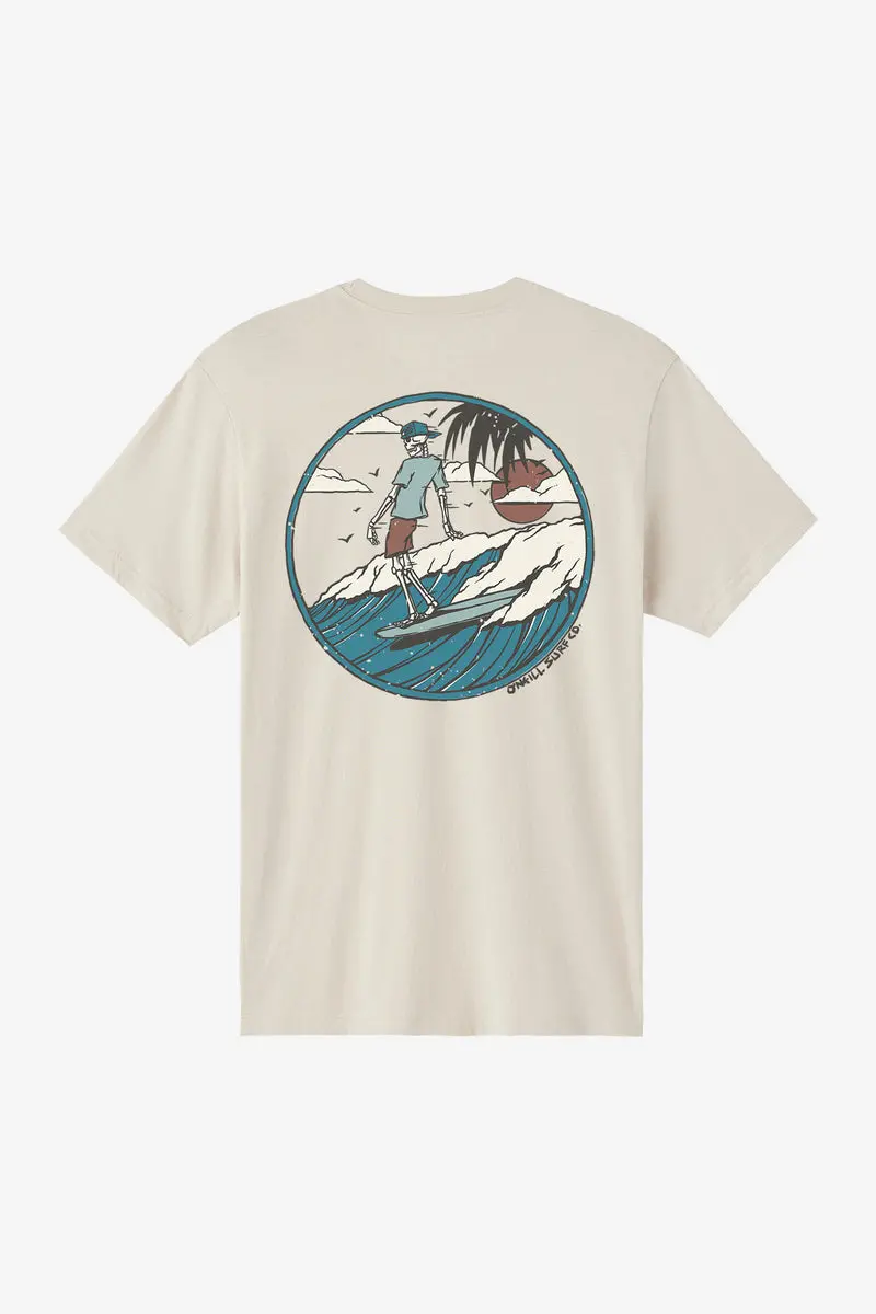 O'Neill Lean And Mean Graphic Tee – Light Khaki 1