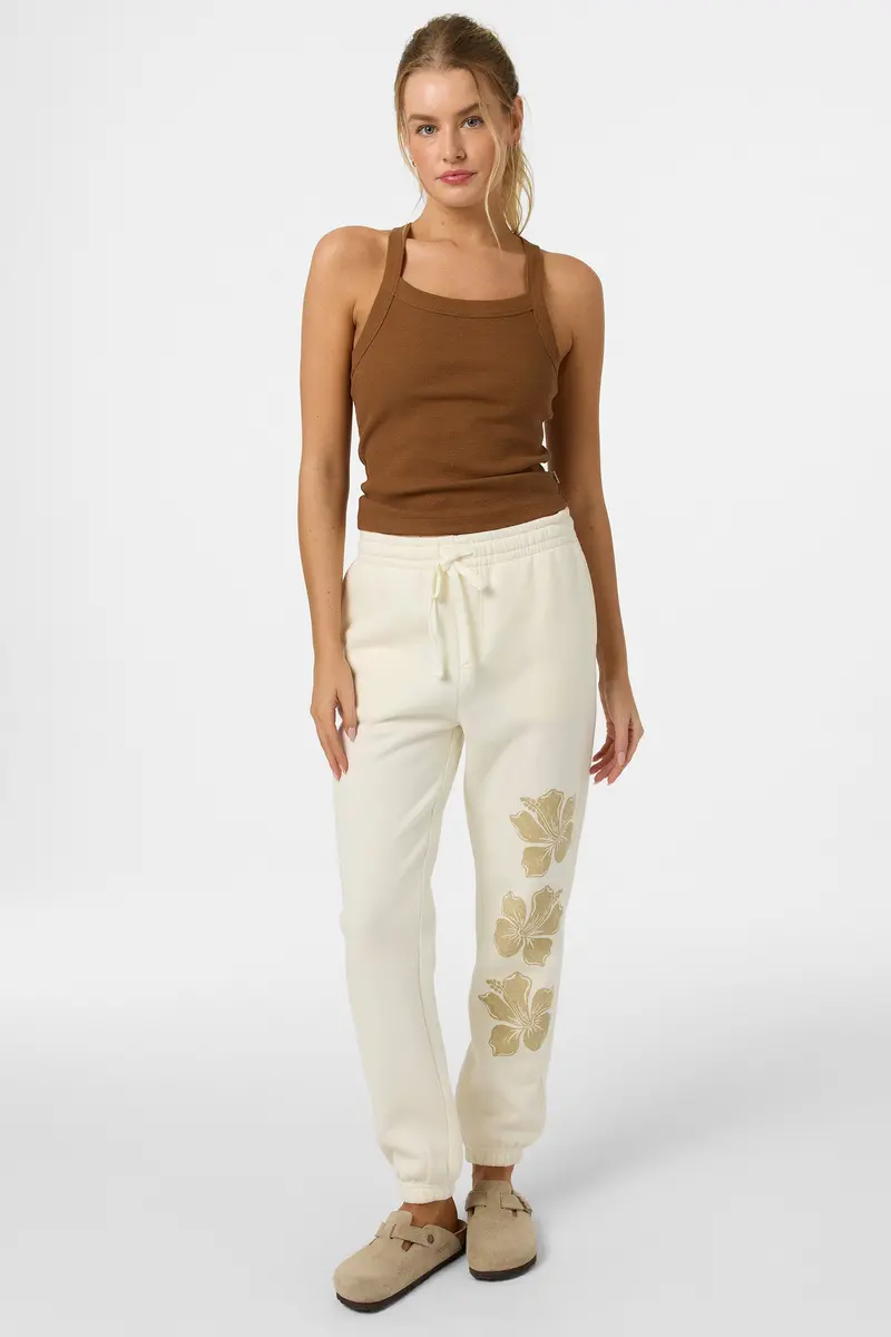 O'Neill Lei Relaxed Fit Pants – Winter White Casual Bottoms 1