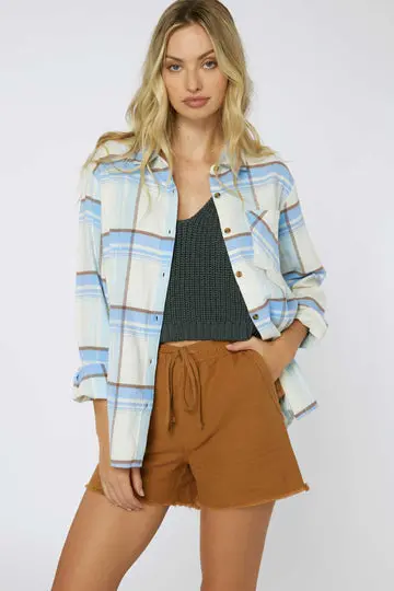 O'Neill Logan Bone Tone Casual Long Sleeve Shirt 1