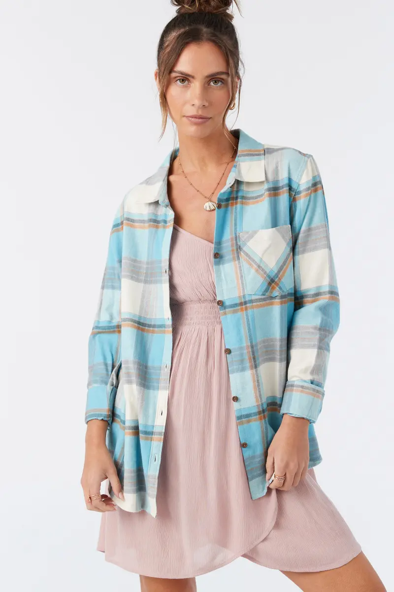 O'Neill Logan Long-Sleeve Shirt In Winter White 1