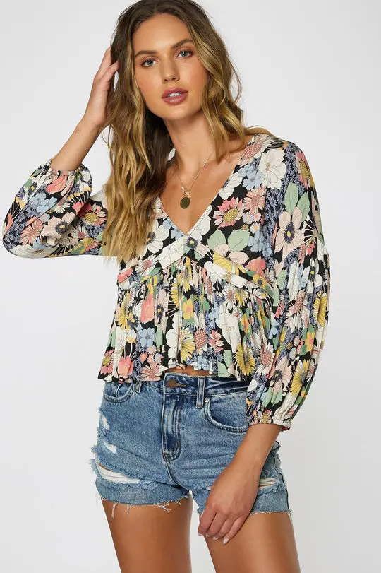 O'Neill Mary Long-Sleeve Shirt In Black 1