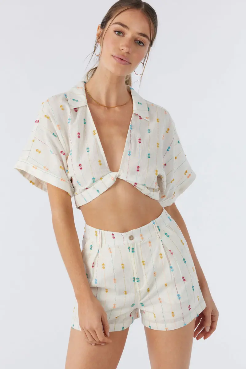O'Neill Mayra Button-Up Shirt In Winter White 1