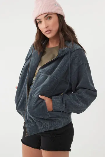 O'Neill Monique Lightweight Jacket In Slate 1