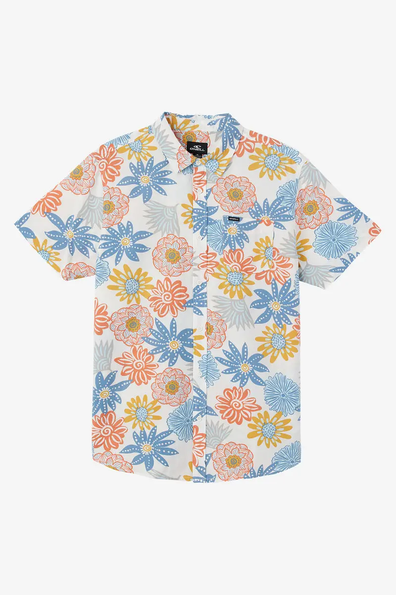 O'Neill Oasis Eco Short-Sleeve Shirt In White 1
