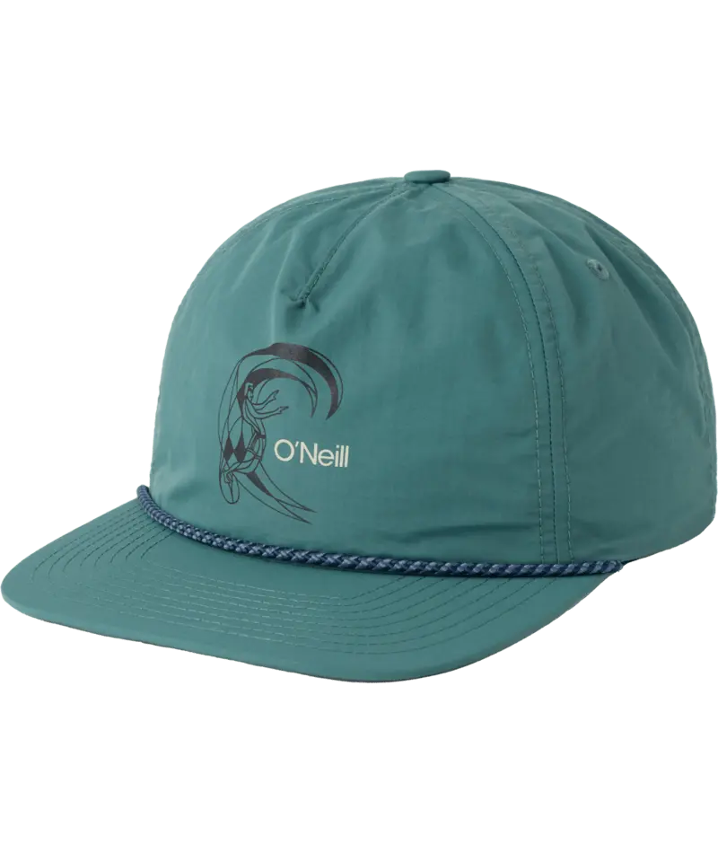 O'Neill Og Cs Nylon Snapback Cap In Balsam Green 1