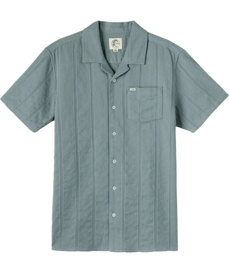 O'Neill Og Eco Dobby Weave Shirt In Stormy Sea 1