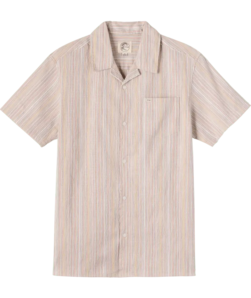 O'Neill Og Eco Grooves Short-Sleeve Shirt In Golden Yellow 1