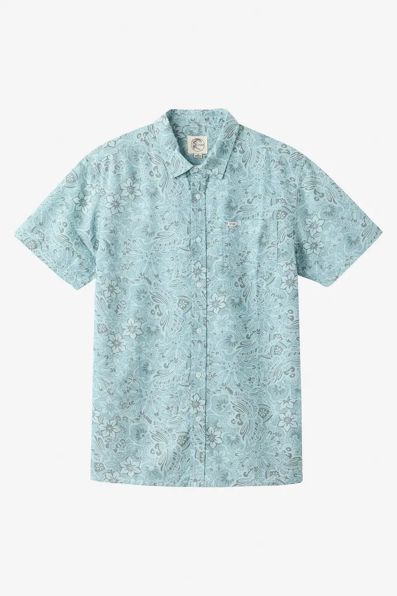 O'Neill Og Eco Print Shirt – Stormy Sea Pattern 1