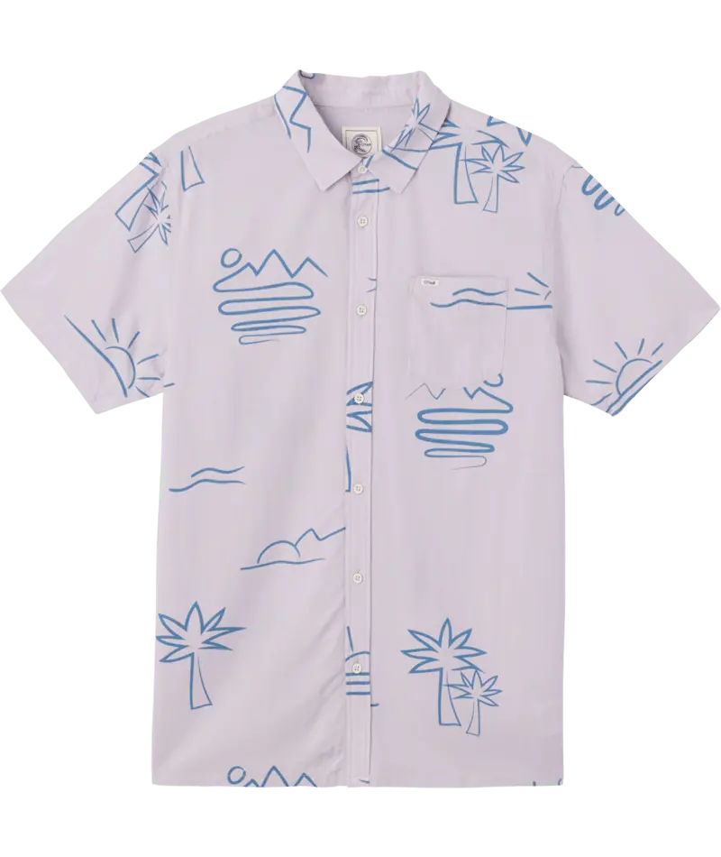 O'Neill Og Eco Short-Sleeve Shirt In Iris 2 1