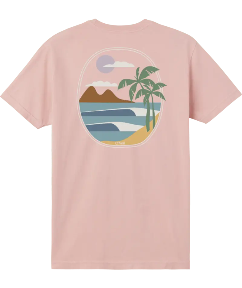 O'Neill Og Four Bobs Tee – Light Rose Pink 1