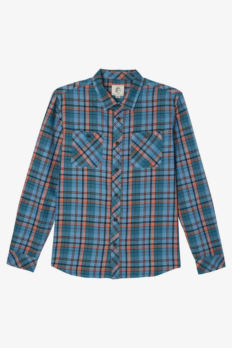 O'Neill Og Jonez Flannel Shirt – Deep Blue 1