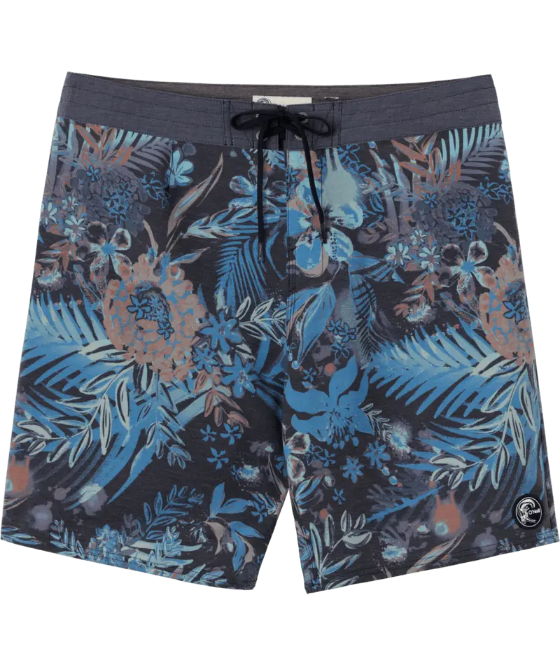 O'Neill Og Print 19" Men'S Classic Surf Trunks In Black 1