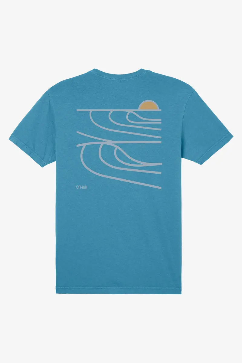 O'Neill Og Stay Loose Graphic T-Shirt In Blue Shadow 1