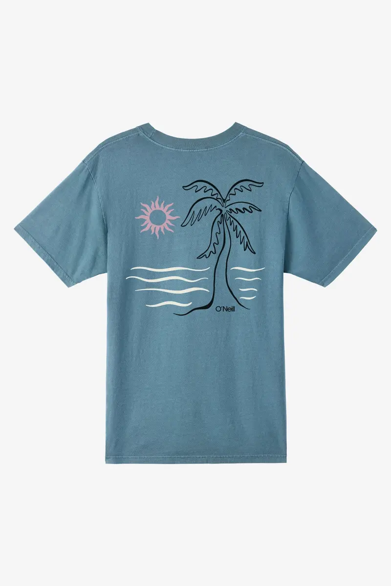 O'Neill Og Sun Palm T-Shirt – Aegean Blue 1